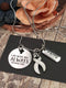 White Ribbon Necklace - I Am With You Always - Matthew 28:20 - Rock Your Cause Jewelry