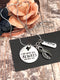 Gray (Grey) Ribbon Necklace - I Am With You Always / Matthew 28:20 - Rock Your Cause Jewelry