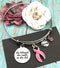 Pink Ribbon Charm Bracelet - She Believed She Could, So She Did - Rock Your Cause Jewelry