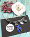 Periwinkle Ribbon Charm Bracelet – She Believed She Could, So She Did - Rock Your Cause Jewelry