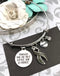 Gray (Grey) Ribbon Charm Bracelet - Though She Be But Little, She is Fierce - Rock Your Cause Jewelry