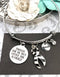 Zebra Ribbon Bracelet - Though She Be But Little, She is Fierce - Rock Your Cause Jewelry