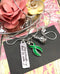 Green Ribbon Necklace - This is Tough...But So Am I - Rock Your Cause Jewelry