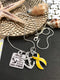 Yellow Ribbon Necklace – Family is the Anchor That Hold Through Life's Storms - Rock Your Cause Jewelry