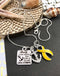 Yellow Ribbon Necklace – Family is the Anchor That Hold Through Life's Storms - Rock Your Cause Jewelry