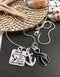 Black Ribbon Necklace - Family is the Anchor That Holds Us Through Life's Storms - Rock Your Cause Jewelry