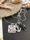 Black Ribbon Necklace - Family is the Anchor That Holds Us Through Life's Storms - Rock Your Cause Jewelry