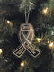 Personalized Awareness / Survivor Christmas Ornament or Keychain / Laser Engraved - Rock Your Cause Jewelry