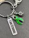 Pick Your Ribbon Keychain - I am Strong / Boxing Glove Fighter - Rock Your Cause Jewelry