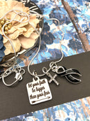 Pick Your Ribbon Necklace - Let Your Faith be Bigger than Your Fear - Rock Your Cause Jewelry