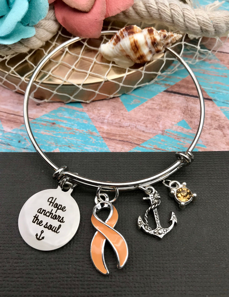 PIck Your Ribbon Bracelet - Hope Anchors the Soul - Rock Your Cause Jewelry