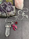 Pick Your Ribbon Necklace - Healing Clear Crystal Quartz Pendant - Rock Your Cause Jewelry