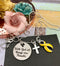 Pick Your Ribbon Necklace - With God All Things are Possible - Rock Your Cause Jewelry