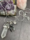 Pick Your Ribbon Necklace - Healing Clear Crystal Quartz Pendant - Rock Your Cause Jewelry