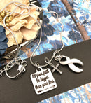 Pick Your Ribbon Necklace - Let Your Faith be Bigger than Your Fear - Rock Your Cause Jewelry