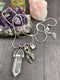 Pick Your Ribbon Necklace - Healing Clear Crystal Quartz Pendant - Rock Your Cause Jewelry