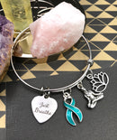 Pick Your Ribbon Bracelet - Just Breathe / Meditation - Rock Your Cause Jewelry