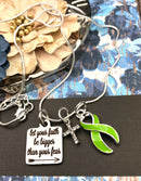 Pick Your Ribbon Necklace - Let Your Faith be Bigger than Your Fear - Rock Your Cause Jewelry