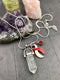 Pick Your Ribbon Necklace - Healing Clear Crystal Quartz Pendant - Rock Your Cause Jewelry