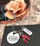 Pick Your Ribbon Necklace - I Am With You Always - Rock Your Cause Jewelry